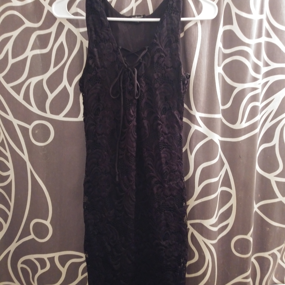 F21 lace tank dress sz m